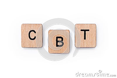 The abbreviation CBT Stock Photo