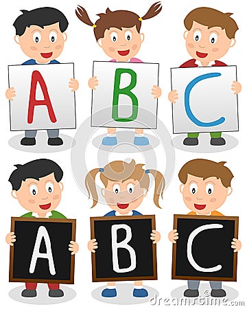 ABC Kids Vector Illustration