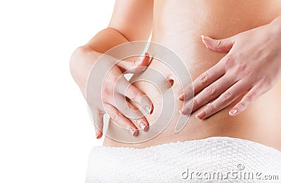 Abdomen Stock Photo