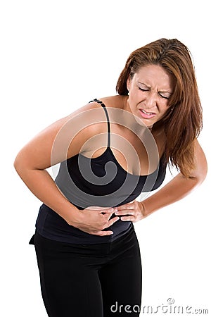 Abdominal Cramps Stock Photo