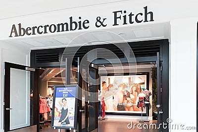 Abercrombie & Fitch Clothing Store in Philadelphia I Editorial Stock Photo