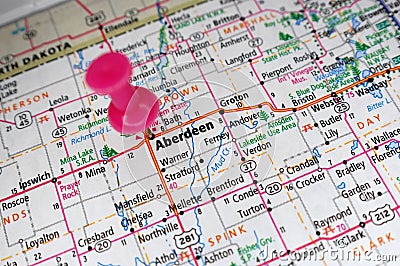 Aberdeen, South Dakota Stock Photo