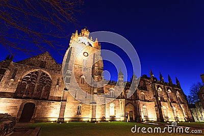 Aberdeen University King's College building Editorial Stock Photo