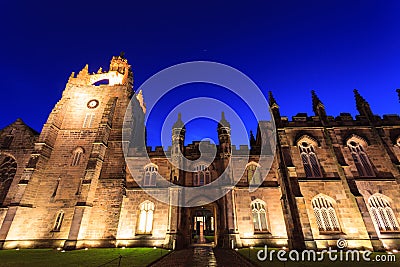 Aberdeen University King's College building Stock Photo