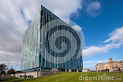 Aberdeen University Sir Duncan Rice Library, Aberdeenshire, Scotland Stock Photo