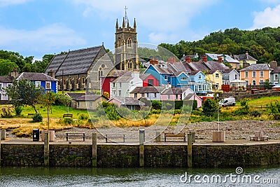 Aberystwyth town, Wales, United Kingdom Stock Photo