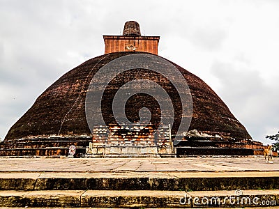 Jetavanaramaya stupa in Anuradhapura, Sri Lanka Stock Photo