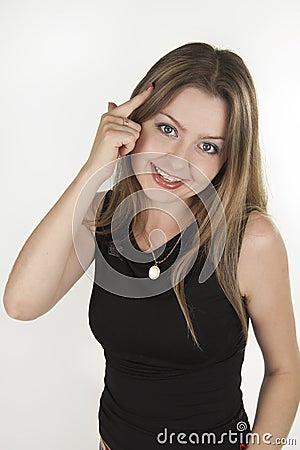 Abilities of female mind Stock Photo