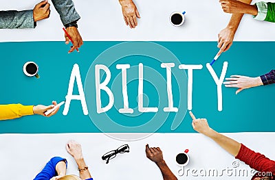 Ability Skill Expertise Performance Experience Concept Stock Photo