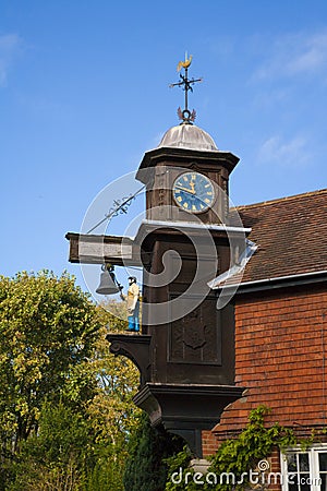 Abinger Hammer.Surrey,England. Stock Photo