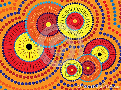 Aboriginal Design Vector Illustration
