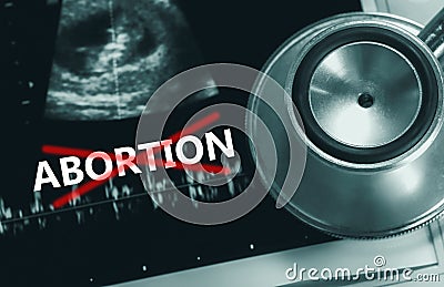 Abortion ban legal Stock Photo