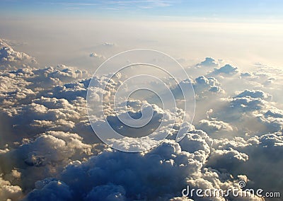 Above the clouds Stock Photo