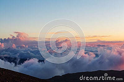 Above clouds Stock Photo