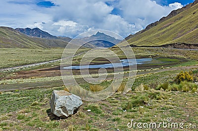 Abra La Raya, Peru Stock Photo