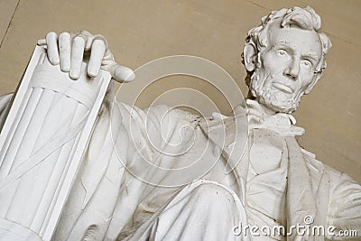 Abraham Lincoln memorial Editorial Stock Photo