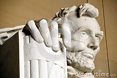Abraham Lincoln Memorial Editorial Stock Photo