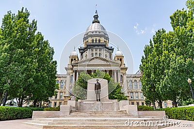 Illinois State Capital Building Editorial Stock Photo