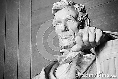 Abraham Lincoln statue Editorial Stock Photo