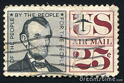 Abraham Lincoln Editorial Stock Photo