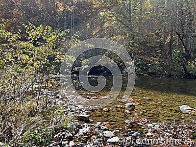 Abrams Creek Great Smoky Mountains National Park Stock Photo