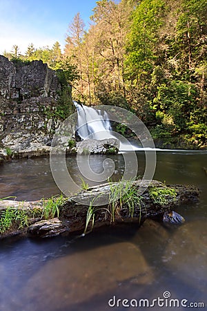 Abrams Fall, the Great Smoky Mountains National Pa Stock Photo