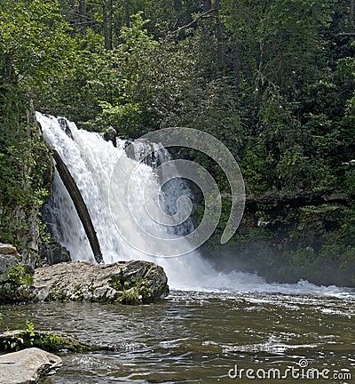 Abrams Falls, Great Smoky Mountains National Park Stock Photo