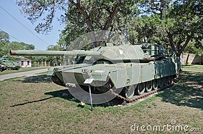 Abrams tank in museum Editorial Stock Photo