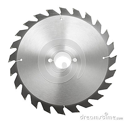 Abrasive disc for wood cutting Stock Photo