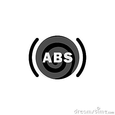 ABS Flat Vector Icon Vector Illustration