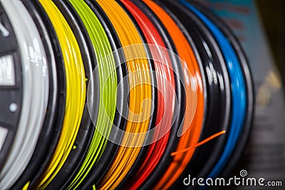 ABS wire plastic for 3d printer Stock Photo