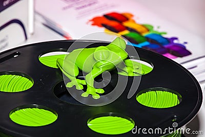 ABS wire plastic for 3d printer Stock Photo