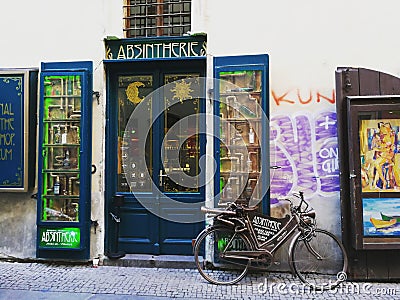 Absent bar Editorial Stock Photo