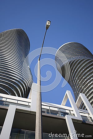 Absolute Towers Mississauga Toronto Stock Photo