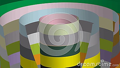 abstact Background in paper style. Abstract colorful background Vector Illustration