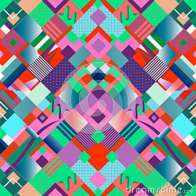 Abstrac seamless pattern. Vector Illustration