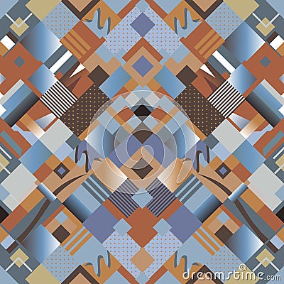Abstrac seamless pattern. Vector Illustration