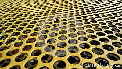 Abstrack Yellow Hollow Pattern Stock Photo