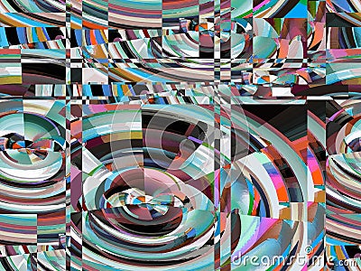 Attractive abstraction and design. Graphic arts and art Stock Photo