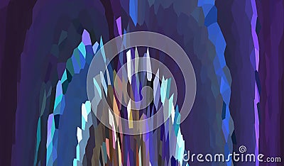 abstract, abstractive, noetic, transcendental, discrete, nonobjective Stock Photo