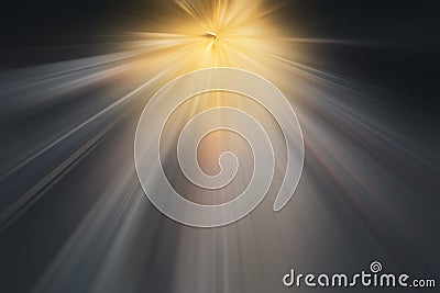 Abstract acceleration motion blurred light background Stock Photo