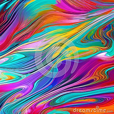 817 Abstract Acrylic Blends: An artistic and expressive background featuring abstract acrylic blends in bold and vibrant colors Stock Photo