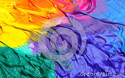 Abstract acrylic paint background Stock Photo