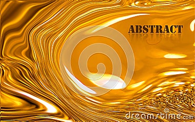 Abstract acrylic paint waves surface texture Vector Illustration