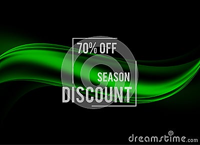 Abstract advertising sale design background Vector Illustration