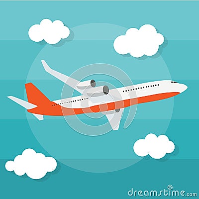 Abstract Airplane Background Vector Illustration Vector Illustration