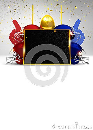 Abstract american football background Stock Photo