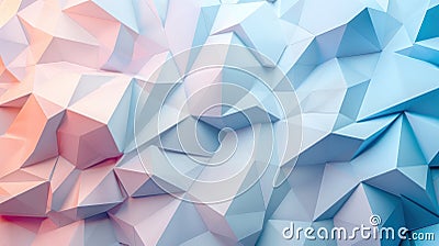 an abstract angular background with overlapping polygons Stock Photo