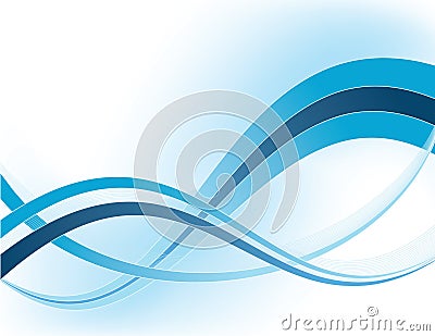 Abstract aqua design Vector Illustration