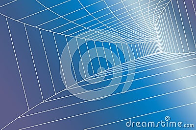 Abstract architectural construction Vector Illustration